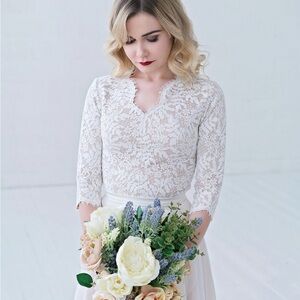 Gorgeous Lace Wedding Top